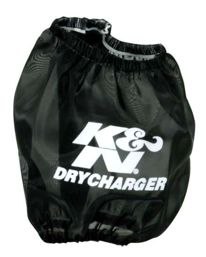 K&N Engineering — K&N Drycharger Air Filter Wrap-Round Tapered Black 4.75in Base ID x 4.5in Top ID x 4.75in H - view 1