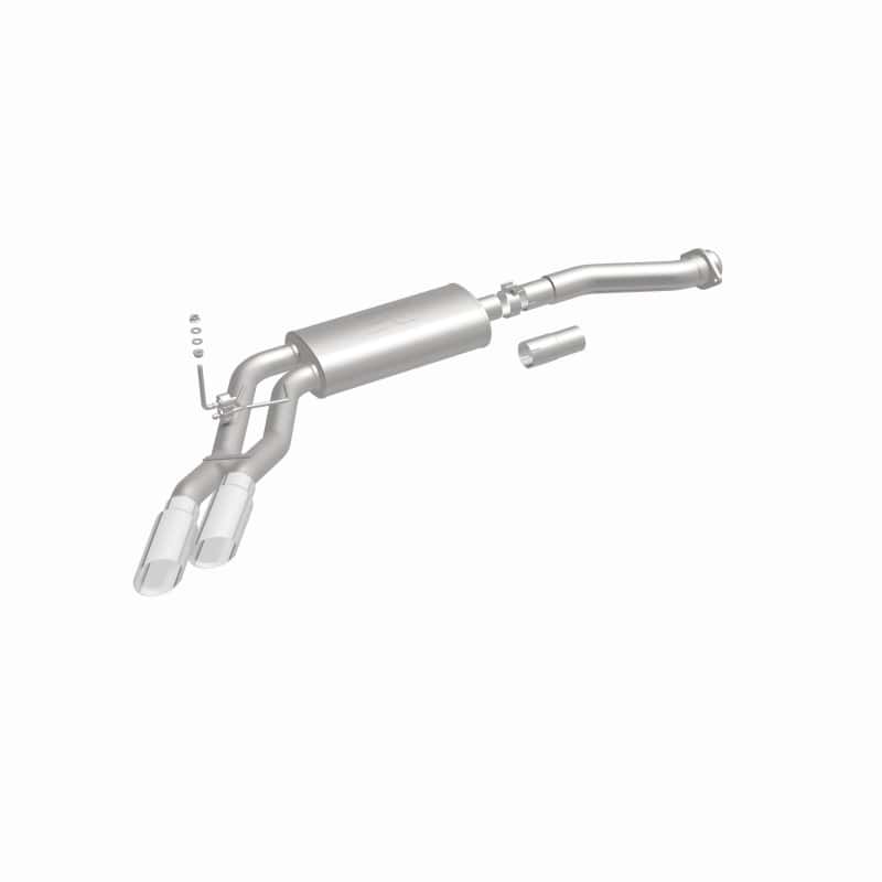 Magnaflow — MagnaFlow 11-13 Ford F-150 Pickup Dual Same Side Before P/S Rear Tire Stainless CatBack Perf Exhaust
Cat-Back - view 4