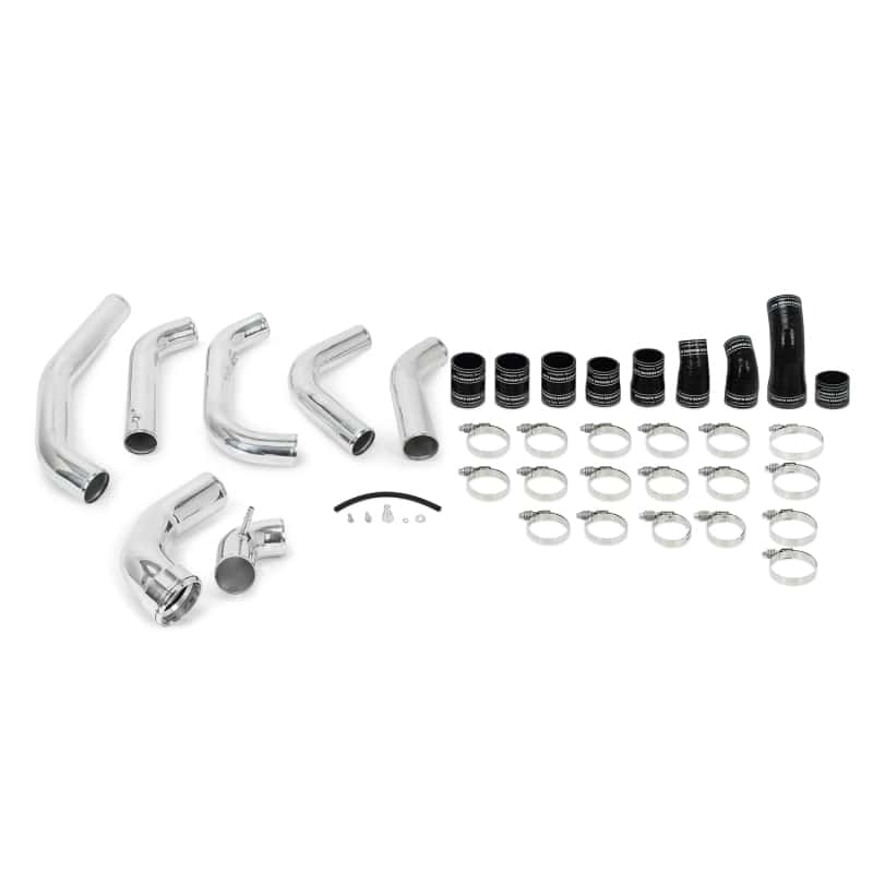 Mishimoto — Mishimoto 15-16 Ford F-150 EcoBoost 3.5L Black Performance Intercooler Kit w/ Polished Pipes - view 6