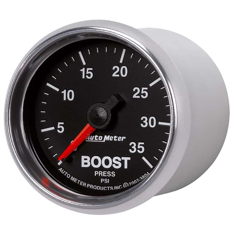 AutoMeter — AutoMeter GS 2 1/16 inch 35PSI Mechanical Boost Gauge
2-1/16" BOOST, 0-35 - view 9