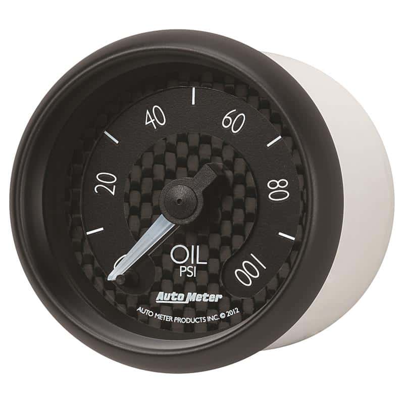 AutoMeter — Autometer GT Series 52mm Full Sweep Electronic 0-100 PSI Oil Pressure Gauge
2-1/16" OIL PRESS, 0 - view 3