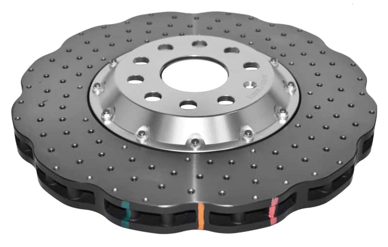 DBA — DBA 12-13 Volkswagen Golf R 2.0L Front 5000 Series Cross Drilled Rotor w/Silver Hat
Brake Rotor
Brake Disc - view 1