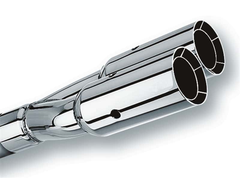 Borla — Borla Universal Polished Tip Dual Round Intercooled (inlet 2 1/2in. Outlet 3in) *NO Returns*
ExhstTailPipeTip
Tip - Dual Round - view 3