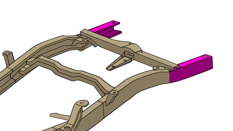 RustBuster — Rustbuster Raer Frame Section Right Side - view 2