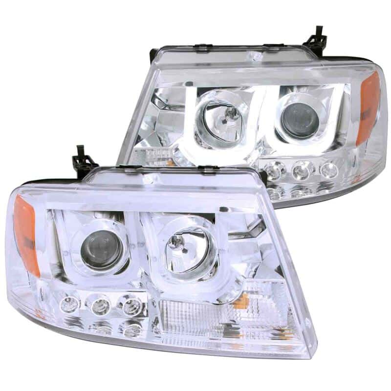 ANZO — ANZO 2004-2008 Ford F-150 Projector Headlights w/ U-Bar Chrome
Head Light Set
HdLtSet - view 2