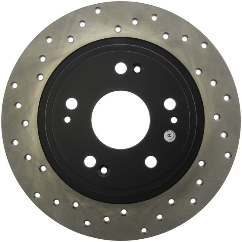Stoptech — StopTech Drilled Sport Brake Rotor
Cross Drilled Rotor
Disc Brake Rotor - view 1