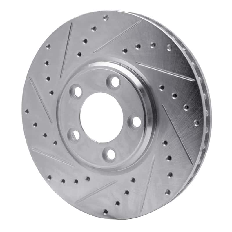 R1 Concepts — R1 00-06 Ford Thunderbird Front Left Drilled & Slotted Silver Brake Rotor
R1 Brake Rotor Drill - view 2