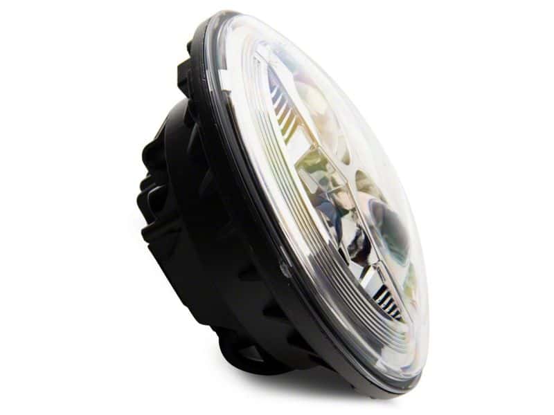 Raxiom — Raxiom 07-18 Jeep Wrangler JK 7-In LED Headlights- Chrome Housing (Clear Lens)
Headlights - view 4