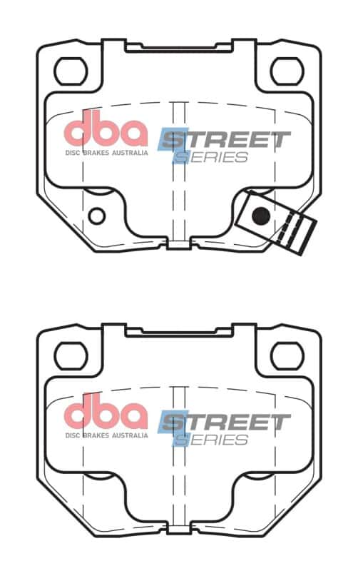 DBA — DBA 90-96 Nissan 300ZX Rear Street Series Brake Pads
Brake Pad - view 2