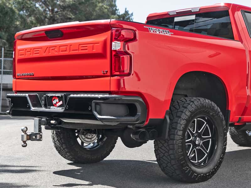 aFe — aFe Vulcan Series 3in 304SS Exhaust Cat-Back w/Blk Tip 2019 GM Silverado/Sierra 1500 V6-4.3L/V8-5.3L
Cat-Back Exhaust - view 2
