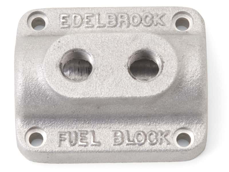 Edelbrock — Edelbrock Fuel Block Dual Carburetor As Cast
CARB COMPONENTS - view 2