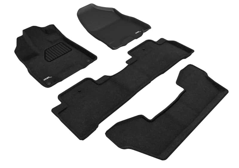 3D MAXpider — 3D MAXpider 17-20 Acura MDX 6-Seat Elegant Black R1 R2 R3
Floor Mat Set - view 1