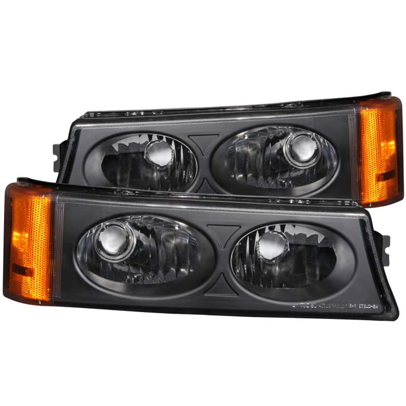 ANZO — ANZO 2003-2006 Chevrolet Silverado 1500 Euro Parking Lights Black
PrkngLghtAssembly - view 1