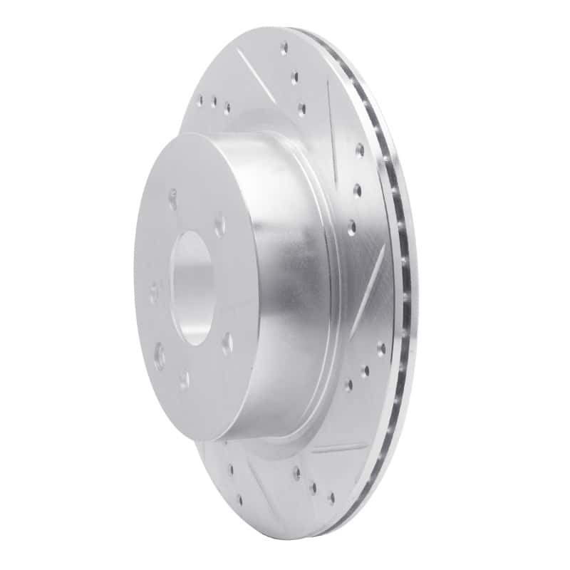 R1 Concepts — R1 09-20 Nissan 370Z Rear Right Drilled & Slotted Silver Brake Rotor
R1 Brake Rotor Drill - view 2
