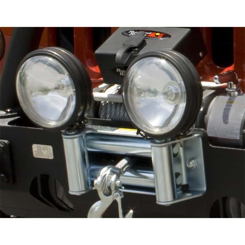 Rugged Ridge — Rugged Ridge Roller Fairlead w/ Off-road Light Mounts
OFFROAD_RECOVERY
Winch Fairlead - view 3