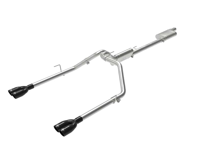 aFe — aFe Vulcan Series 3in-2-1/2in 304 SS Cat-Back 2020 Jeep Gladiator (JT) V6-3.6L w/ Black Tips
Cat-Back Exhaust - view 1