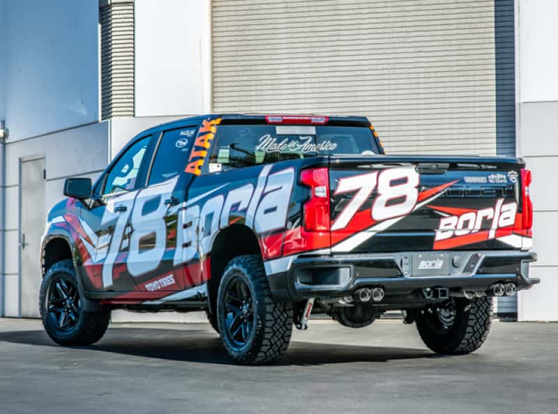 Borla — Borla 19 Chevrolet Silverado/GMC Sierra 1500 6.2L SS Touring Catback Exhaust - Carbon Fiber Tips
Cat-Back System - view 4