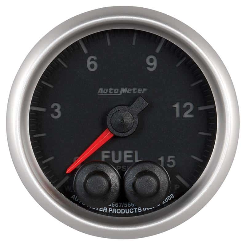 AutoMeter — AutoMeter Gauge Fuel Press 2-1/16in. 15PSI Stepper Motor W/Peak & Warn Elite
GA 2" FUELP 15PSI EL - view 4