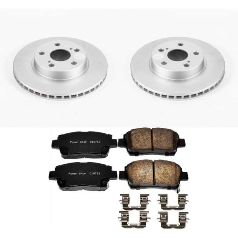 PowerStop — Power Stop 04-09 Toyota Prius Front Z17 Evolution Geomet Coated Brake Kit - view 1