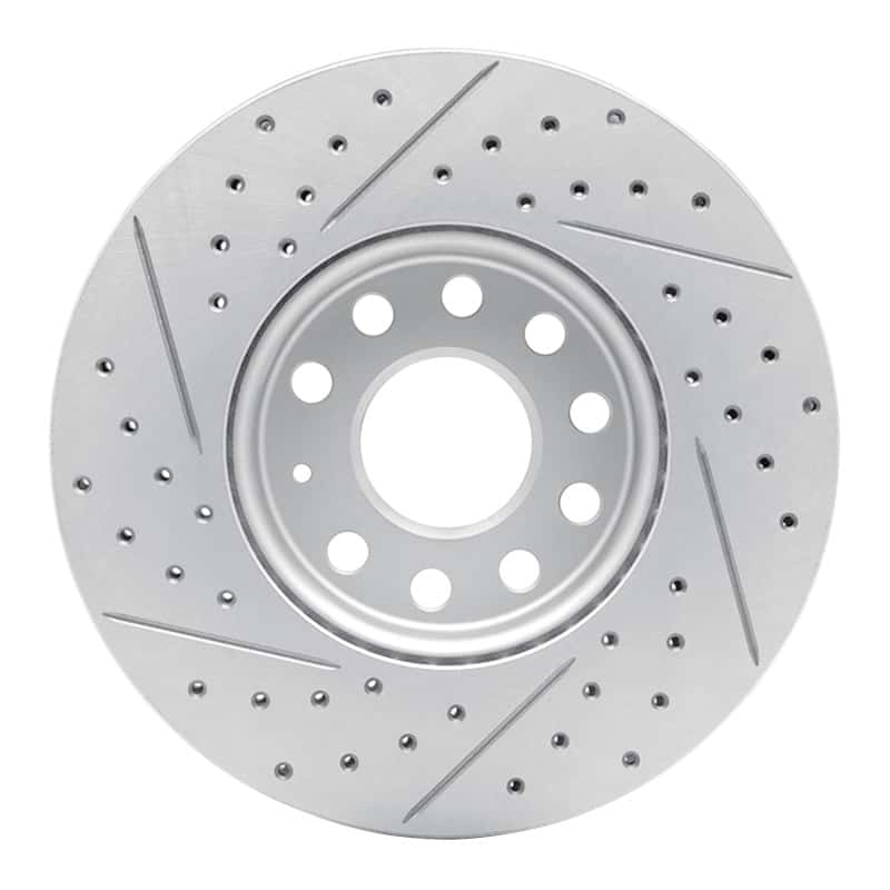 R1 Concepts — R1 05-25 Audi A3 (Mexico) Front Right Drilled & Slotted Geo-Carbon Rotor - view 5