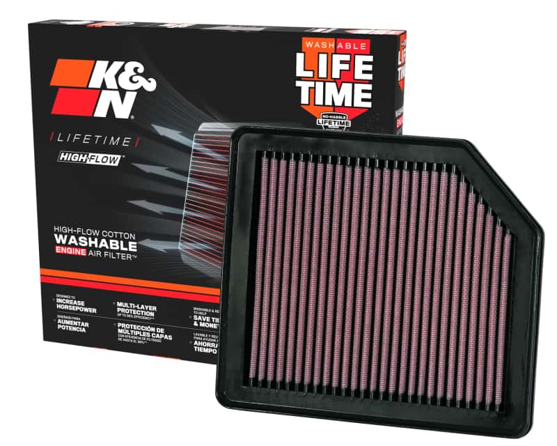 K&N Engineering — K&N 06-09 Honda Civic 1.8L L4 Drop In Air Filter
Replacement Air Filt
Air Filter - view 4