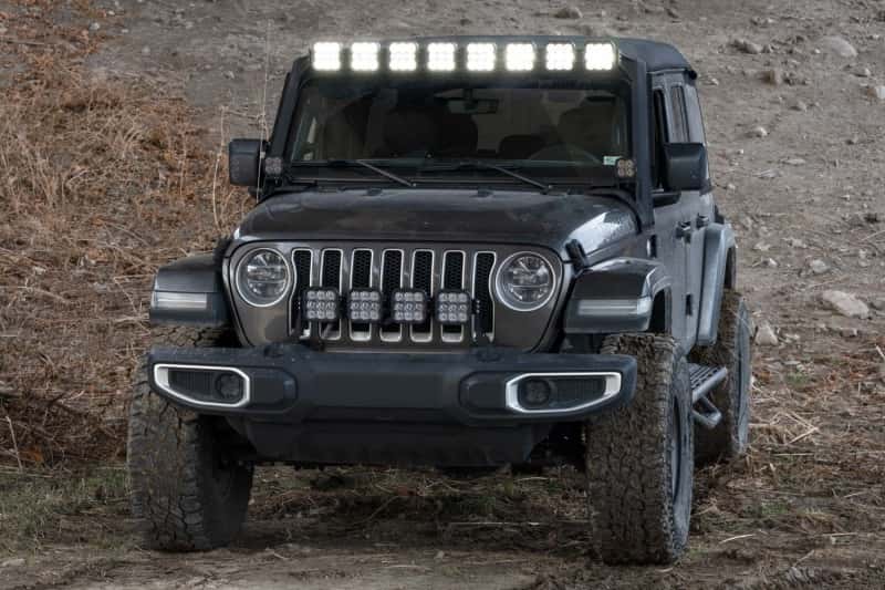 Diode Dynamics — Diode Dynamics Jeep JL SS5 Pro CrossLink Windshield - White Combo Lightbar Kit - view 3