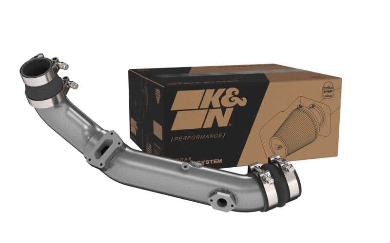 K&N Engineering — K&N 20-22 Hyundai Veloster N 2.0L L4 Aluminum Charge Pipe Kit - Gunmetal Gray - view 7