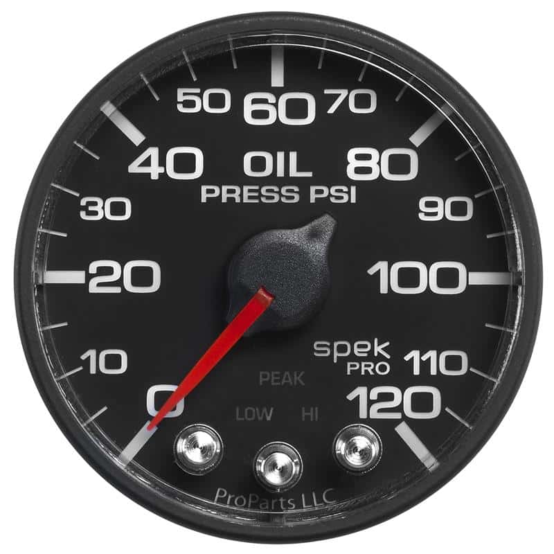 AutoMeter — Autometer Spek-Pro - Nascar 2-1/16in Oil Press 0-120 psi Bfb Ecu
GA 2" OP BFB ECU SPK - view 2