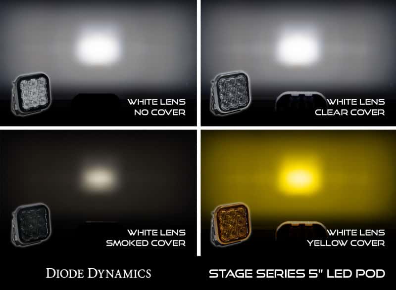 Diode Dynamics — Diode Dynamics SS5 LED Pod Cover Smoked - view 4