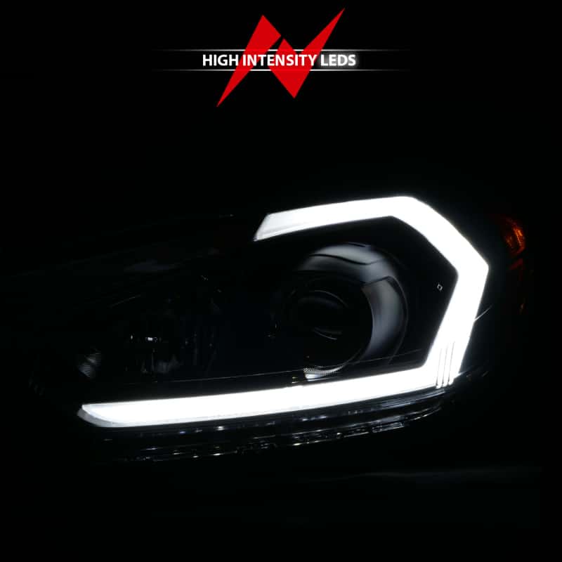 ANZO — ANZO 2014-2016 Kia Forte Projector Headlights w/ Light Bar Black Housing w/ DRL
Head Light Set
HdLtSet - view 6