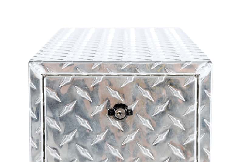 Dee Zee — Dee Zee Universal Tool Box - Wheel Well Box With Drawers (Aluminum)
ToolBxTrkBedSideRail - view 5