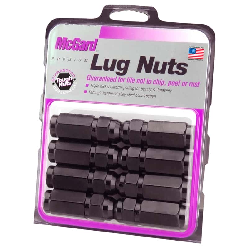 McGard — McGard Hex Lug Nut (Cone Seat / Duplex) 9/16-18 / 7/8 Hex / 2.5in. Length (8-Pack) - Black - view 6
