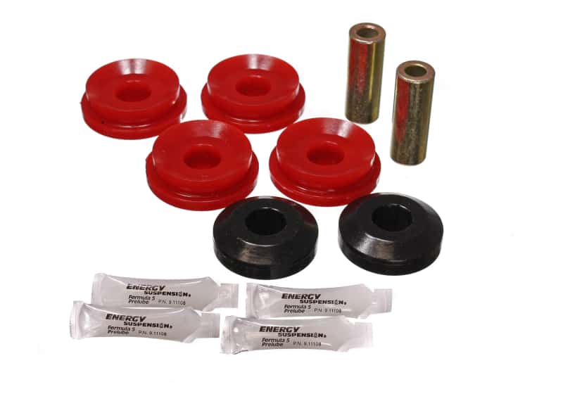 Energy Suspension — Energy Suspension 95-98 Nissan 240SX (S14) / 89-94 240SX (S13) / 90-96 300ZX Red Front Strut Rod Bus
SuspStrtRodBshngKit - view 3