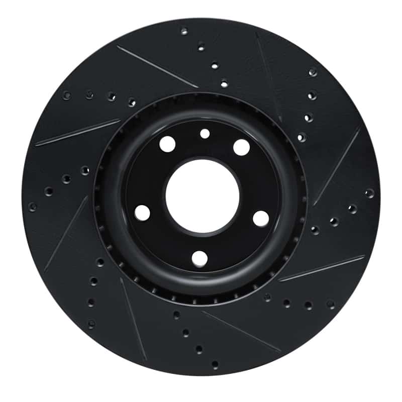 R1 Concepts — R1 14-19 Chevrolet Corvette Front Left Drilled & Slotted Black Brake Rotor
R1 Brake Rotor Drill - view 5