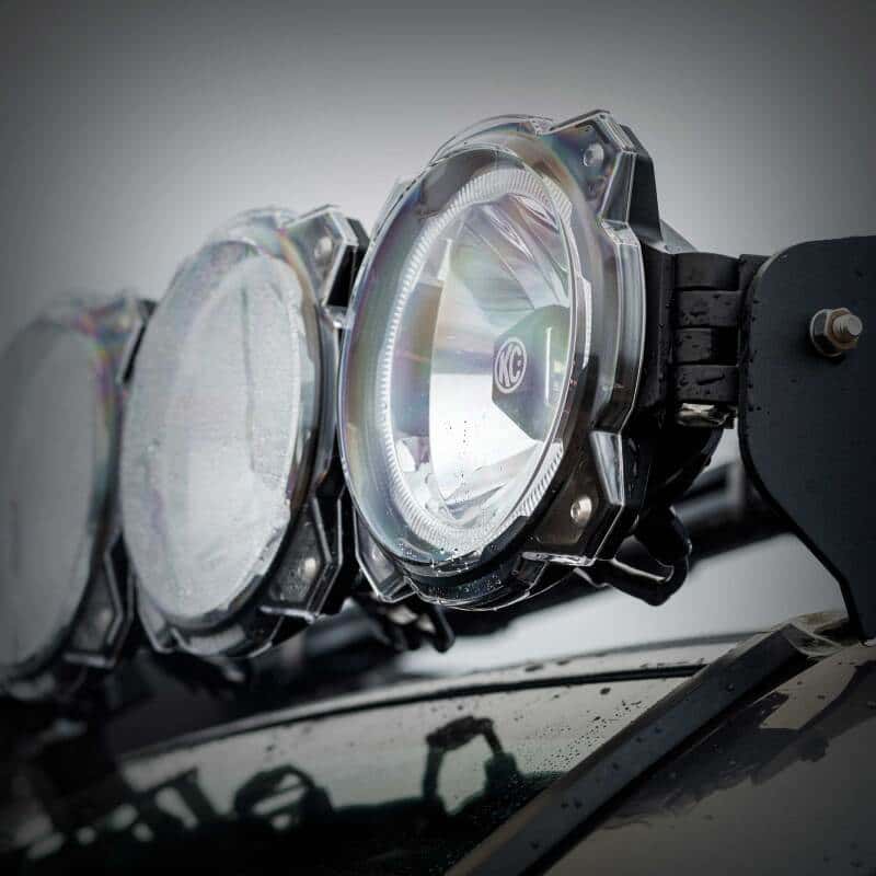 KC HiLiTES — KC HiLiTES 6in. Light Shield for Gravity Pro6 LED Lights (Single) - Clear - view 8