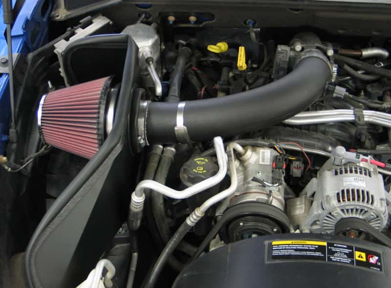K&N Engineering — K&N 07-08 Dodge Dakota 3.7L V6 / 07-08 Mitsubishi Raider 3.7L V6 Performance Intake Kit
Performance Air Inta
Air Intake System - view 4