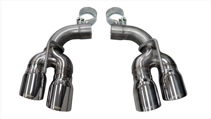 CORSA Performance — Corsa 2017-2024 Chevy Camaro SS 2.75in Inlet / 4in Outlet Polished Tip Kit (For Corsa Exhaust Only)
Exhaust - view 4