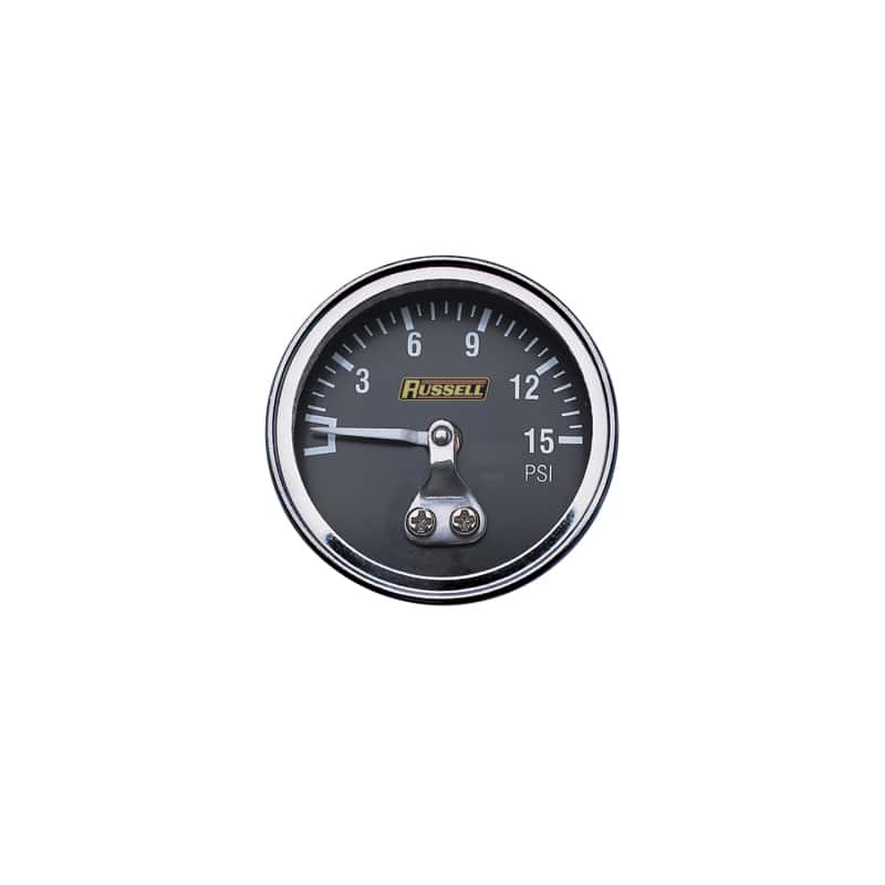 Russell — Russell Performance 15 psi fuel pressure gauge (Non liquid-filled) - view 2
