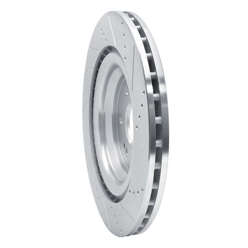 R1 Concepts — R1 14-20 Cadillac Escalade ESV Front Left Drilled & Slotted Silver Brake Rotor
R1 Brake Rotor Drill - view 4