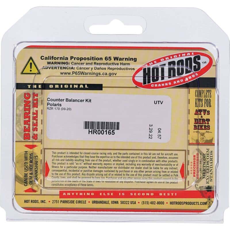 Hot Rods — Hot Rods 09-20 Polaris RZR 170 170cc Counter Balancer Kit - view 4