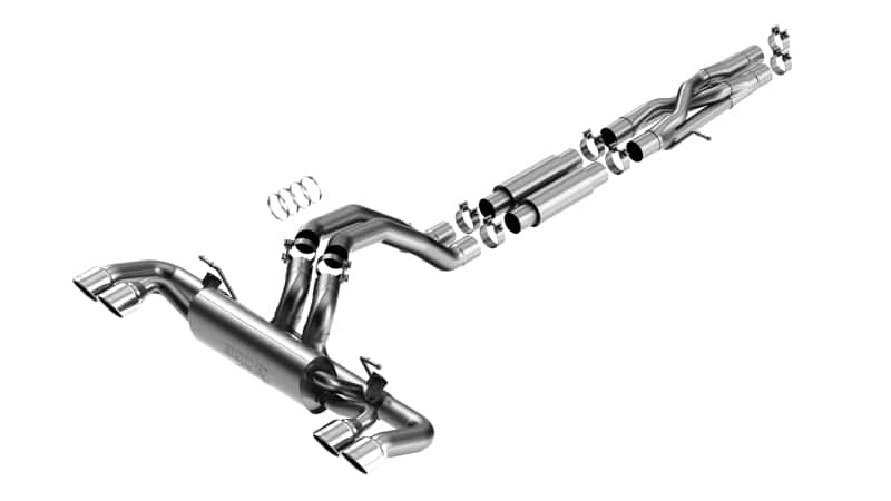 Borla — Borla 21-22 Jeep Wrangler Rubicon 392 6.4L V8 AT 4WD 4DR ATAK Cat-Back Exhaust (Stainless)
Cat-Back™ - view 1
