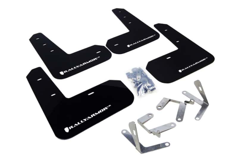 Rally Armor — Rally Armor 13-17 Subaru BRZ/Toyota FR-S Black UR Mud Flap w/White Logo
Mud Flap - view 1