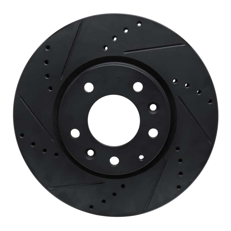 R1 Concepts — R1 07-12 Mazda CX-7 Front Left Drilled & Slotted Black Brake Rotor
R1 Brake Rotor Drill - view 1