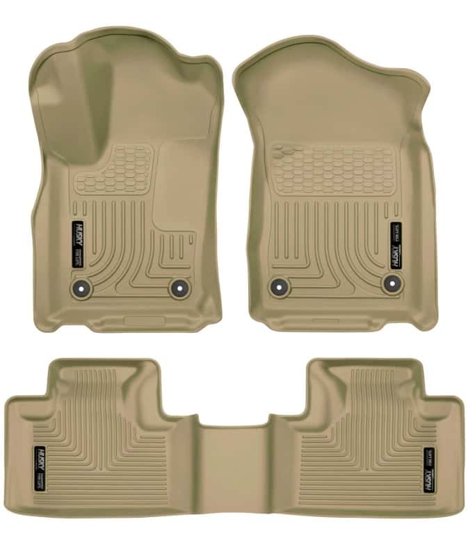 Husky Liners — Husky Liners 16-22 Dodge Durango Weatherbeater Tan Front & 2nd Seat Floor Liners
Floor Liners - view 2
