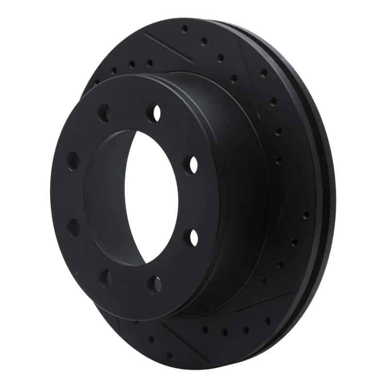 R1 Concepts — R1 99-20 Chevrolet Express 2500 Rear Right Drilled & Slotted Black Brake Rotor
R1 Brake Rotor Drill - view 2