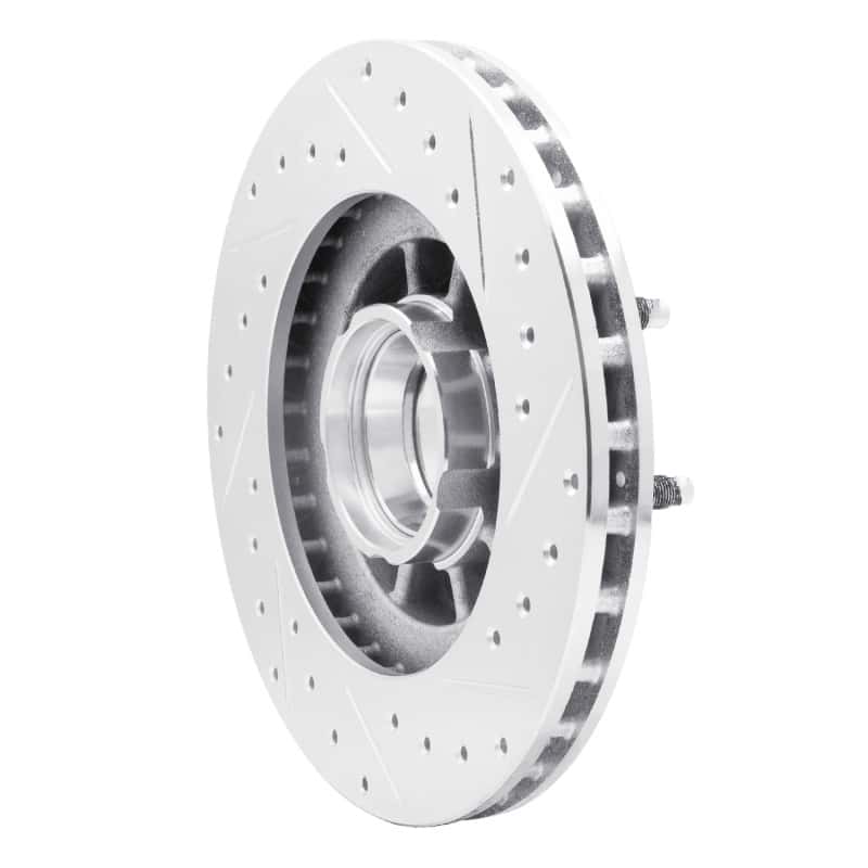 R1 Concepts — R1 95-97 Ford Ranger (USA/Canada) Front Left Drilled & Slotted Silver Brake Rotor
R1 Brake Rotor Drill - view 4