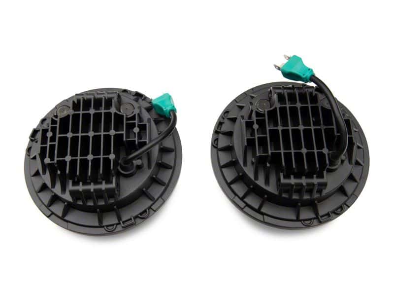Raxiom — Raxiom 07-18 Jeep Wrangler JK 7-In LED Headlights- Blk Housing (Clear Lens)
Headlights - view 6