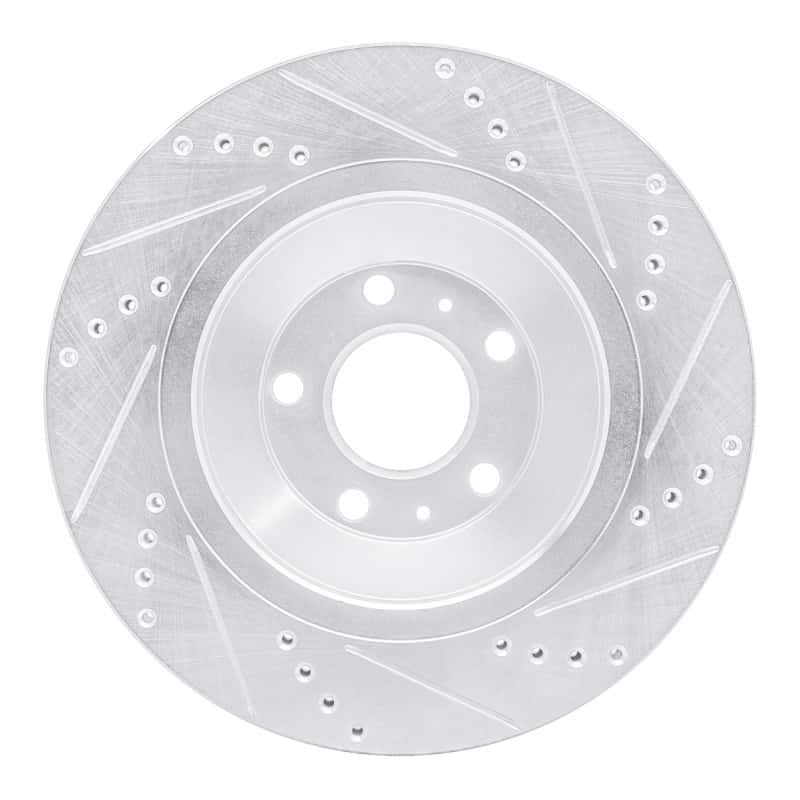 R1 Concepts — R1 04-18 Audi A8 Rear Left Drilled & Slotted Silver Brake Rotor
R1 Brake Rotor Drill - view 5
