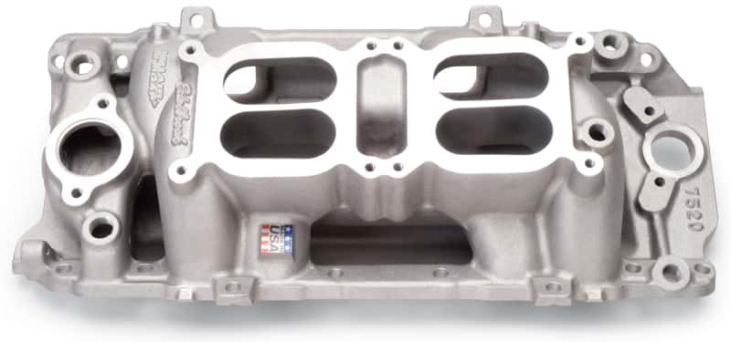 Edelbrock — Edelbrock Manifold Dual Quad RPM Air Gap BB Chevy Oval Port
MANIFOLD - view 1
