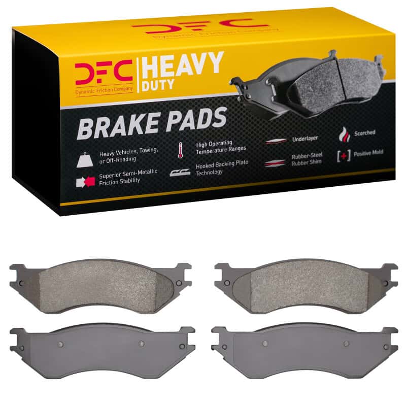 DFC — DFC 00-08 Dodge Ram 2500 Front/Rear Heavy Duty Pads - Semi Metallic
DFC Brake Pad Set - view 1